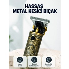 MiraLive Şarj Edilebilir Saç Sakal Kesme Makinesi 300 Dakika Kullanım 3 Taraklı