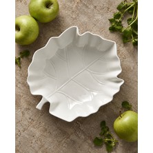 Be Original Pera 31 cm Leaf Kase | Porselen Yaprak Formlu Servis Kasesi
