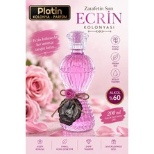 Platin Kolonyaları 200 Ml. Küçük Ince Belli Cam Şişe Ecrin Kolonyası
