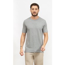 Boss H-Thompson Men's Crew Neck T-Shirt Silver