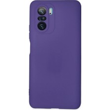 Efnaz Style Xiaomi Poco F3 Kılıf Nano Içi Kadife Silikon - Mor