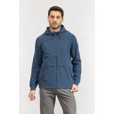 Boss Men's Zip-Up Sweatshirt Navy