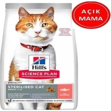 Hill's Somonlu Kısırlaştırılmış Yetişkin Kedi Maması 3 kg (Açık)