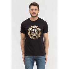Just Cavallı Just Cavalli Men's Crew Neck T-Shirt Black