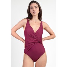 Admas Women's Swimsuit Burgundy