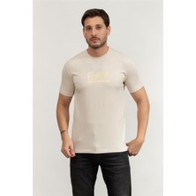 Ea7 Men's Crew Neck T-Shirt Multicolor
