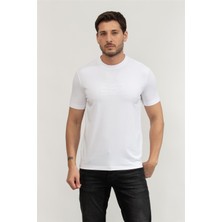 Ea7 Men's Crew Neck T-Shirt White
