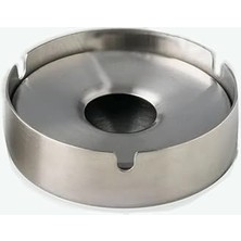 Çelik Kapaklı Küllük Seti | 10 cm - 304 Kalite Kültablası | Restoran, Kafe ve Otel
