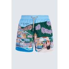 Fefe Napolı Men's Swim Shorts Multicolor