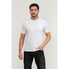 Ea7 Men's Crew Neck T-Shirt White