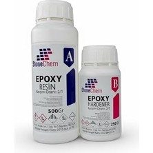 Stonemix Süper Şeffaf Epoksi Reçine 750 gr