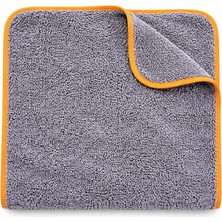 Mikrofiber Oto Kurulama Bezi 50X70 cm – 300 Gsm Süper Emici Araç Kurulama Havlusu, Iz Bırakmaz & Çizmez, Tek Silmede Kurutma, Profesyonel Oto Temizlik Bezi - Turuncu Kenarlı