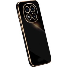 Efnaz Style Xiaomi Redmi Note 14 Pro Plus Kılıf Volet Silikon - Siyah
