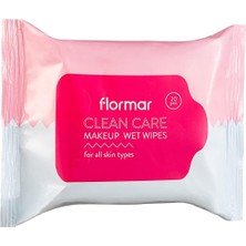 Yüz-Göz-Dudak Makyaj Temizleme Mendili - Clean Care Wet Wipes - 000-8690604557332