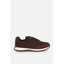 Yaya By Hotiç Kadın Kahverengi Süet Detaylı Bağcıklı Sneaker