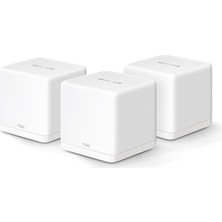 Halo H60X 3-Pack, AX1500MBPS, Dual-Band, Gigabit Portları, 100'E Kadar Cihaz Bağlanabilir, 550 M²'ye Kadar Kapsama, Akıllı Bağlantı, Mobil Uygulama ile Kolay Kurulum, Wi-Fi 6 Mesh Sistemi