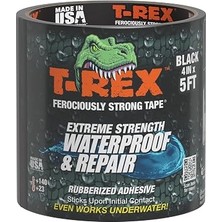 Rex Su Geçirmez Yapışkan Bant, 101 mm x 1,52 Cm, R Flex Teknolojisi, Su Altında Etki Eden Güçlü Bir Yapışkan Bant, Sızıntıları Kapatır ve Onarır