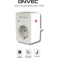 Basic Akım ve Şok Korumalı Priz 720 Joule