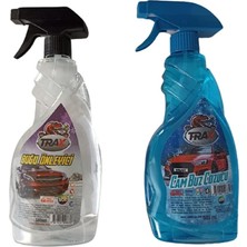 Oto Cam Buz Çözücü Sprey (500 Ml) & Buğu Önleyici Sprey (500 Ml) Kar Çözücü Oto Kışlık Set 2'li Set