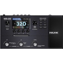 Mg-30 Multi-Effects Modeler Pedal, Siyah