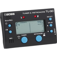 Tu-30 – Tuner & Metronom, Siyah – Öğrenmek, Alıştırmak ve Oynamak Için Mükemmel Bir Yol Arkadaşı