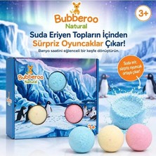 Merfi Store Banyo Topu Seti 3'lü | Buzul Macera Sürpriz Oyuncaklı Banyo Bombası