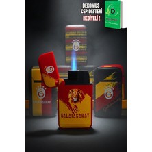 Merfi Store Dekomus Lisanslı Galatasaray Jetli Çakmak Dekomus Cep Defteri Hediyeli Tek Adet