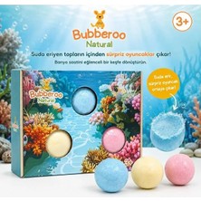 Merfi Store Banyo Topu Seti 3'lü |su Altı Macerası Banyo Topu Seti 3 Adet Sürpriz Oyuncaklı
