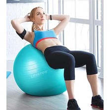 Merfi Store 75 cm Dura-Strong Deluxe Pilates Topu, Tek Ebat, LYT88522, Turkuaz