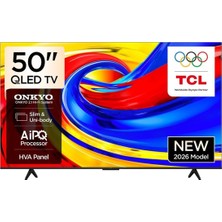 Merfi Store 50P7LGTV 50inc 127 cm 4K UHD Google Smart QLED Tv,uydu Alıcılı Siyah