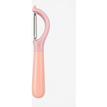 Merfi Store Çelik Soyucu Meyve Sebze Soyacağı Manuel ve Hızlı Soyma Sebze Kesici Mutfak Aracı (Pembe)