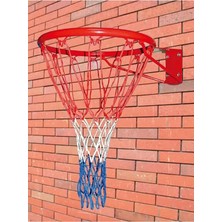 Merfi Store Fileli ve Duvar Monte Aparatlı Basketbol Çemberi, Tek Ebat, YLV129, Kırmızı