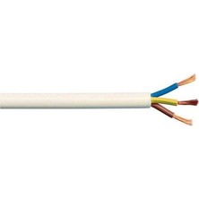 Merfi Store 3x4 Ttr Kablo, 5 Metre, Beyaz