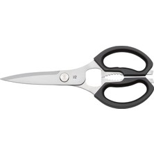 23 cm Mutfak Makası, Cromargan® Yüksek Kaliteli Paslanmaz Çelik, Plastik Sap, Şişe Açacaklı ve Konserve Kapağı Kaldırıcılı Çok Amaçlı Makas