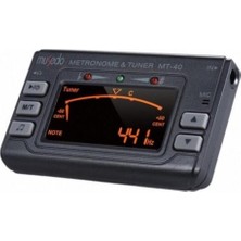 Merfi Store Metronom ve Kromatik Akort Aleti, 2'si 1 Arada, Dijital LCD Ekran, Siyah