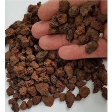 Pomza Taşı 10 Litre 3-8 mm 5 kg Kırmızı Pomza Lav Taşı Volkanik Tüf Dekoratif Ponza Taşı