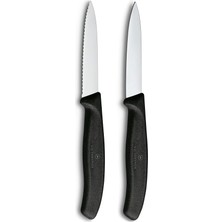 Merfi Store 6.7693.2 Swiss Classic 2li Soyma Bıçağı Set, Siyah