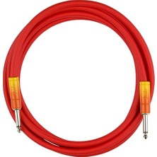 Merfi Store »ombré Instrument Cable« Enstrüman Kablosu | 3 Metre | Düz Jak | Renk: Tekila Sunrise