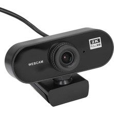 Webcam 2k Full Hd Konferans Kamera Dahili Mikrofon Chat Görüntülü Sohbet Yayın Kamerası Hd Video Web Kamerası 812