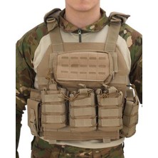 Merfi Store Sword Kasırga Tactical Balistik Plaka Takılabilen Açık Cepli Hücum Yeleği, Bej