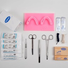 Merfi Store Hekimliği Kampanya Tipi Dikiş, Flep Kapama Eğitim Seti - Praticmed (Pembe)
