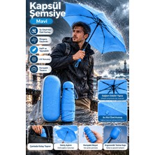 TeknoKapsül Geniş Açılım ve Kompakt Tasarımı Bir Arada Sunan Mavi Kapsül Şemsiye
