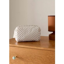 Mango Printed Cotton Cosmetic Bag