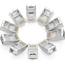 Cat6 RJ45 Metal Jack Konnektör