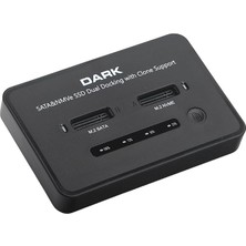 M.2 Nvme & Sata SSD Klon Destekli Disk Istasyonu (DK-AC-DSDM2C)
