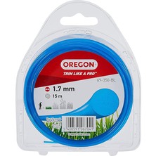 Yuvarlak Çim Biçme Ipi, 1,7 Mm, Mavi, Çim, Yabani Ot, Çim ve Çiçek Tarhları Için, Bahçe Işleri ve Çim Bakımı, Naylon Iplik, Çoğu Çim Biçme Makinesi Için, 1,7 mm x 15 M (69 – 350-BL)