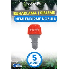 Sisleme Misting Buharlama Serinletme Nozulu Sera Nemlendirme Spreyi Kafa Sulama Ekipmanları Mist, 56465465436