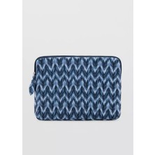 Mango Batik Print Laptop Sleeve