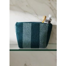 Mango Cotton Check Cosmetic Bag