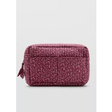 Mango Padded Pattern Cosmetic Bag